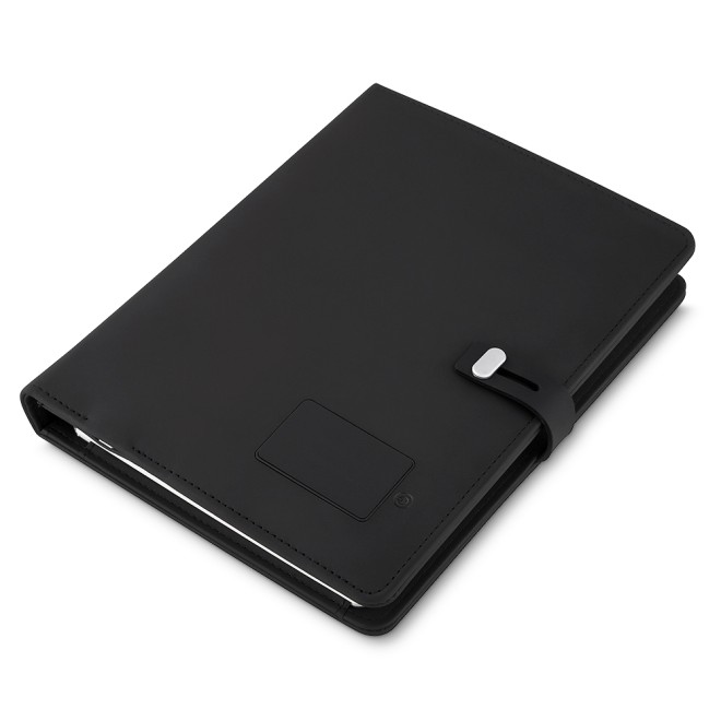 Caderno Power Bank Com Logo Caderno Power Bank Com Logo