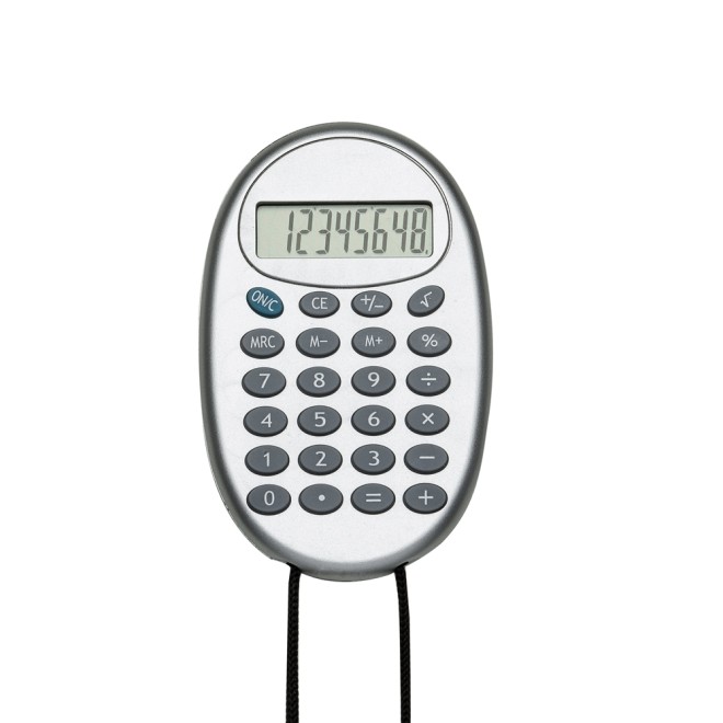 Calculadora Plástica Com Cordão Personalizada Calculadora Plástica Com Cordão Personalizada