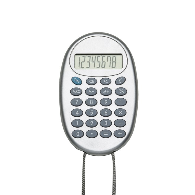 Calculadora Plástica Com Cordão Personalizada Calculadora Plástica Com Cordão Personalizada