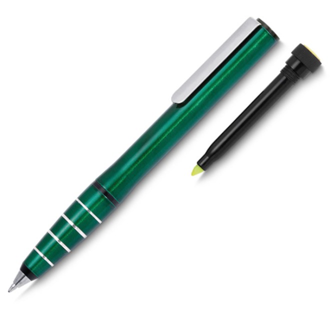 Caneta Com Marca Texto Twist Promocional Caneta Com Marca Texto Twist Promocional