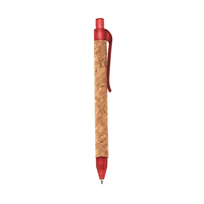 Caneta Cortiça Com Logo Caneta Cortiça Com Logo