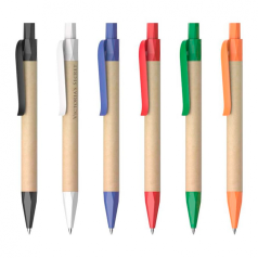 Caneta Ecológica Papel Reciclado Com Logo