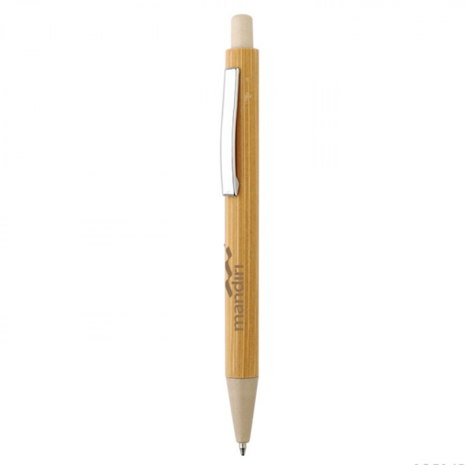 Caneta Em Corpo Em Bambu Personalizada Caneta Em Corpo Em Bambu Personalizada