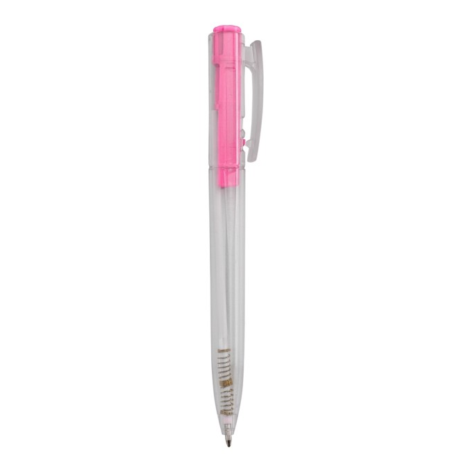Caneta Plástica Transparente Personalizada Caneta Plástica Transparente Personalizada