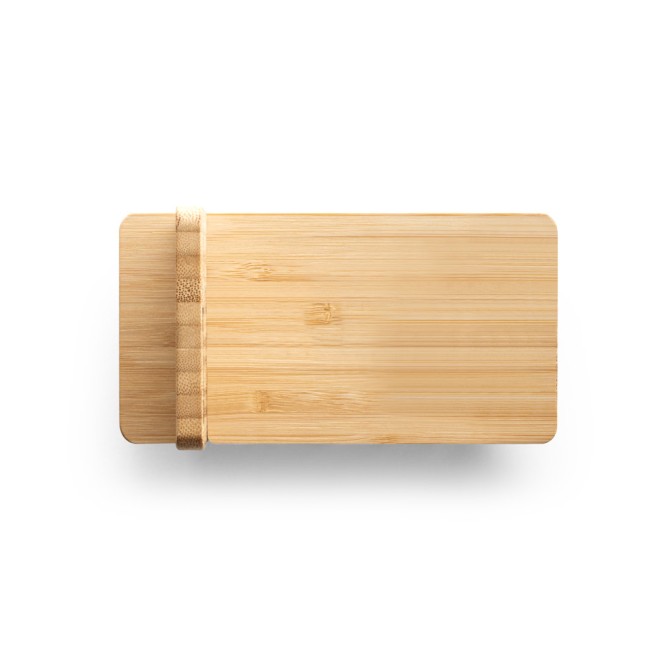 Carregador Portátil em Bambu para Brinde Carregador Portátil em Bambu para Brinde