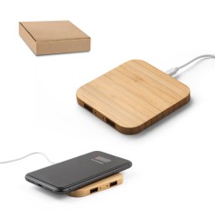 Carregador Portátil em Bambu Personalizado Carregador Portátil em Bambu Personalizado