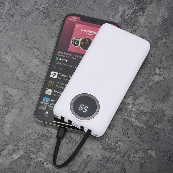 Carregador Portátil Personalizado 10000 mAh Carregador Portátil Personalizado 10000 mAh