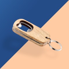Chaveiro Abridor Madeira com Logo Chaveiro Abridor Madeira com Logo