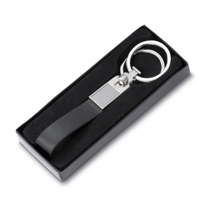Chaveiro De Metal Com Couro Sintético Personalizado Chaveiro De Metal Com Couro Sintético Personalizado