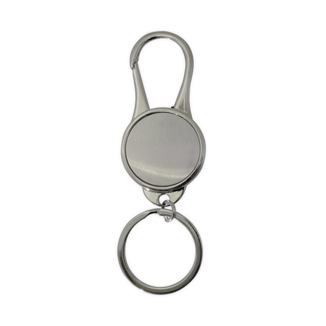 Chaveiro De Metal Redondo Com Gancho Personalizado Chaveiro De Metal Redondo Com Gancho Personalizado