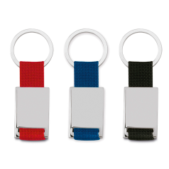 Chaveiro De Metal Retangular Personalizado
