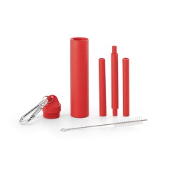 Conjunto De Canudo Telescópico De Fibra De Bambu Personalizado Conjunto De Canudo Telescópico De Fibra De Bambu Personalizado