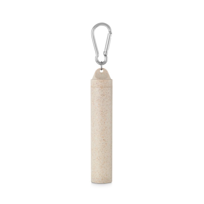 Conjunto De Canudo Telescópico De Fibra De Bambu Personalizado Conjunto De Canudo Telescópico De Fibra De Bambu Personalizado