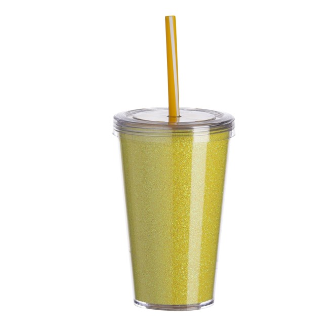 Copo De Acrílico 550Ml Com Canudo Personalizado Copo De Acrílico 550Ml Com Canudo Personalizado