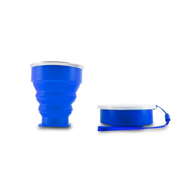 Copo Retrátil Silicone 200Ml Personalizado Copo Retrátil Silicone 200Ml Personalizado