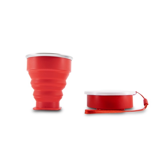 Copo Retrátil Silicone 200Ml Personalizado Copo Retrátil Silicone 200Ml Personalizado