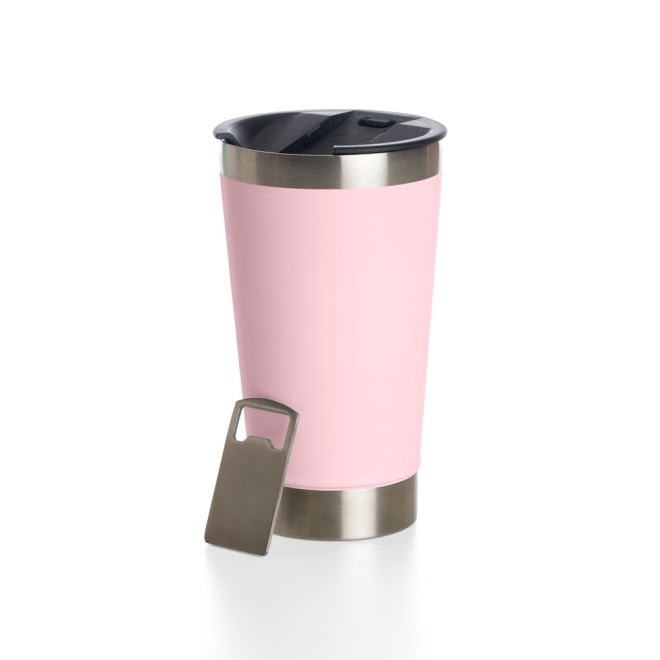 Copo Térmico 500Ml Com Abridor Para Brinde Copo Térmico 500Ml Com Abridor Para Brinde