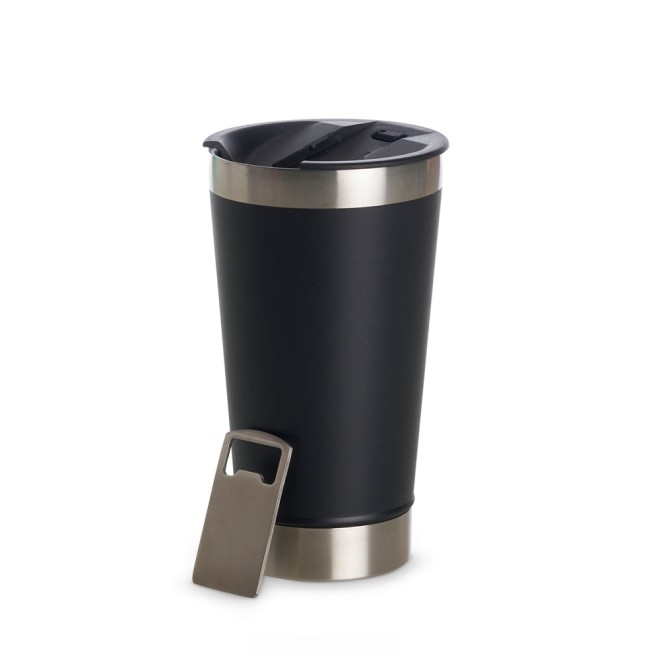 Copo Térmico Tipo Stanley Personalizado 500Ml Com Abridor Copo Térmico Tipo Stanley Personalizado 500Ml Com Abridor