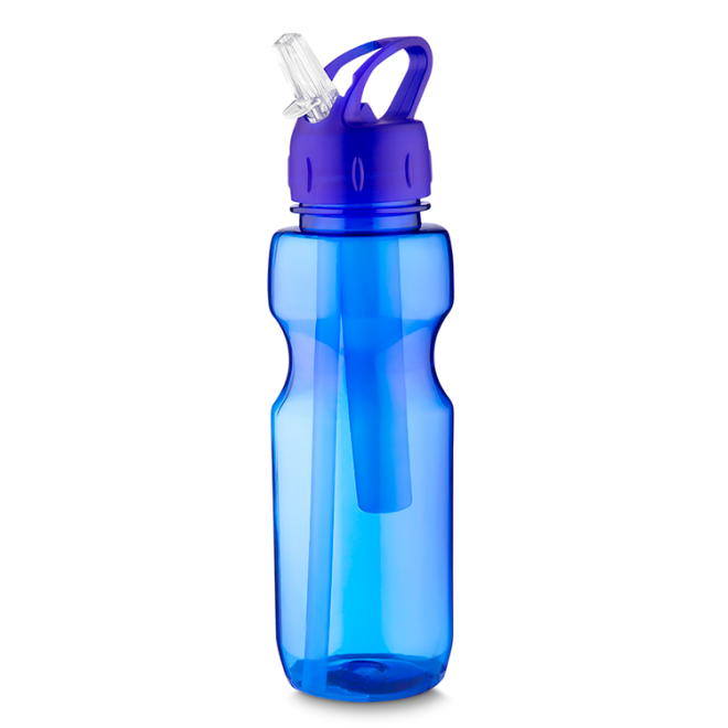 Garrafa Plástica Com Porta Gelo Personalizada Garrafa Plástica Com Porta Gelo Personalizada