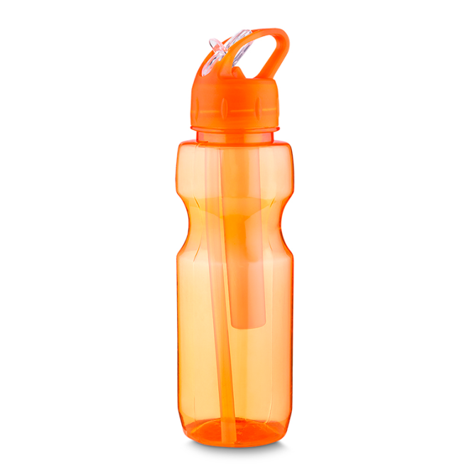 Garrafa Plástica Com Porta Gelo Personalizada Garrafa Plástica Com Porta Gelo Personalizada