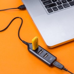 Hub Usb Com 4 Entradas Com Logo Hub Usb Com 4 Entradas Com Logo
