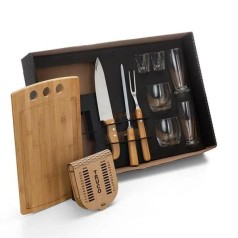 Kit Churrasco, Drinks e Truco 12 Peças Personalizado 