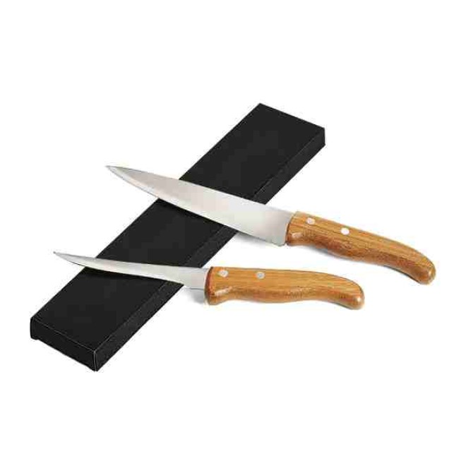 Kit Facas 2 Peças Personalizado com Logo Kit Facas 2 Peças Personalizado com Logo