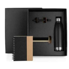 Kit Garrafa, Caderno E Caneta Personalizado com Logo Kit Garrafa, Caderno E Caneta Personalizado com Logo