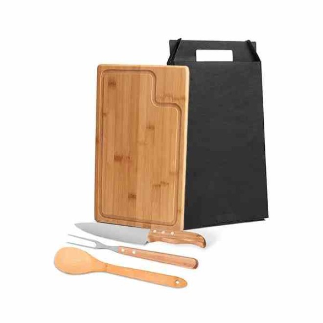 Kit para Churrasco com Logo Personalizado Kit para Churrasco com Logo Personalizado