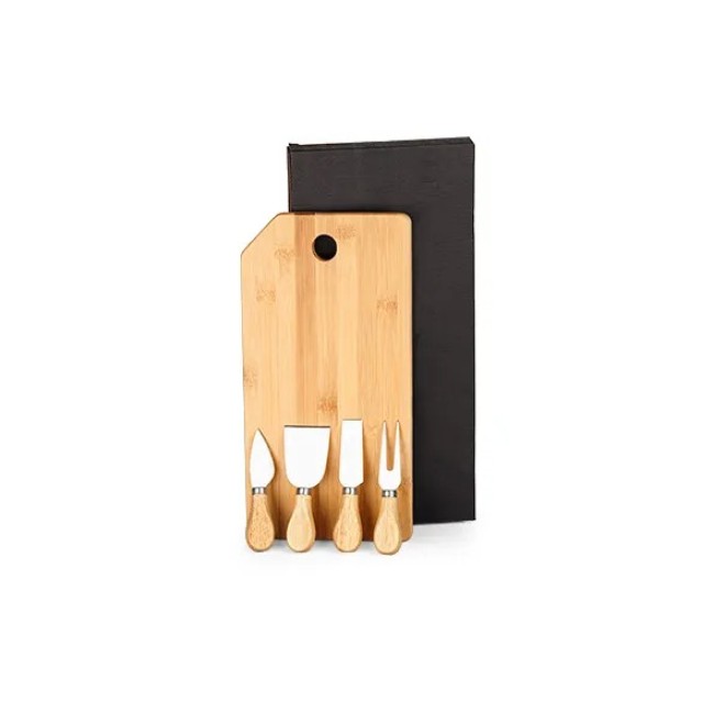 Kit para Queijo Em Bambu / Madeira / Inox Personalizado para Brindes Kit para Queijo Em Bambu / Madeira / Inox Personalizado para Brindes