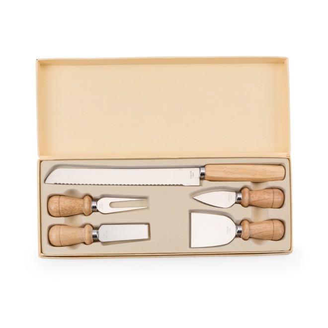 Kit Queijo 5 Peças Personalizado Kit Queijo 5 Peças Personalizado