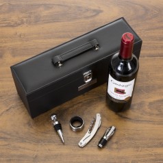 Kit Vinho 4 Peças Com Logo Kit Vinho 4 Peças Com Logo