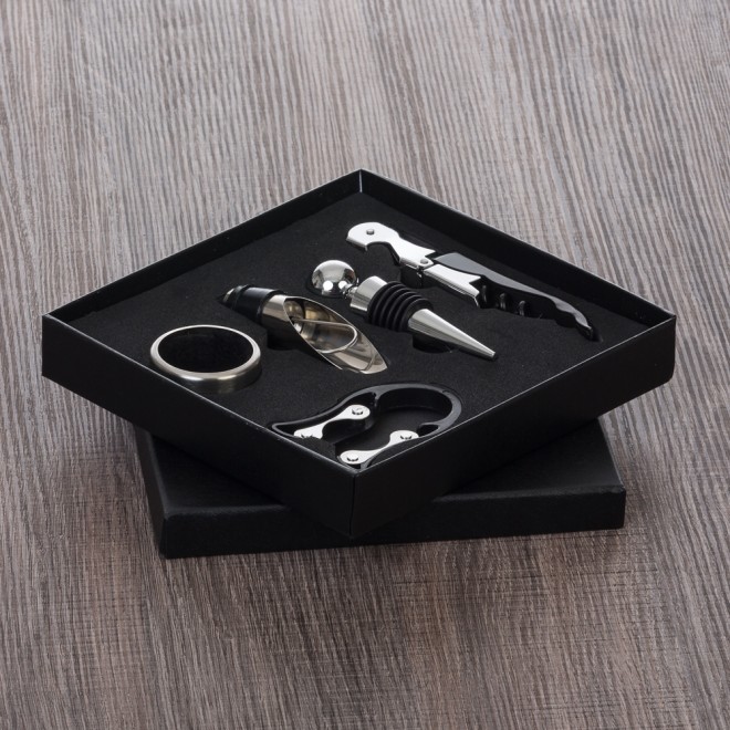 Kit Vinho 5 Peças Personalizado Kit Vinho 5 Peças Personalizado