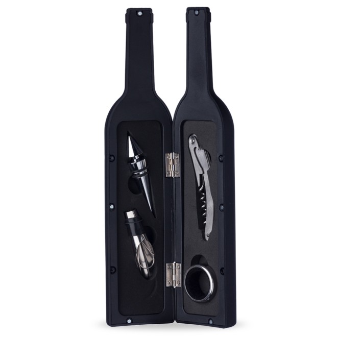 Kit Vinho Garrafa 4 Peças Personalizado Kit Vinho Garrafa 4 Peças Personalizado
