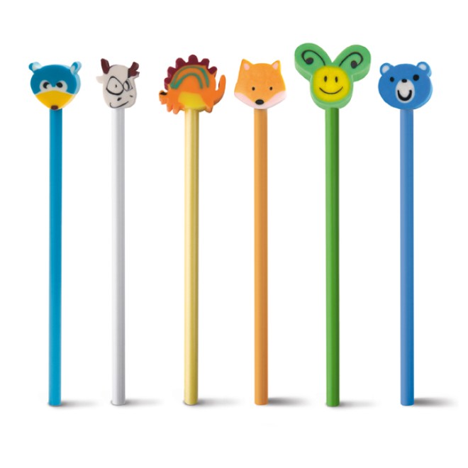 Lápis Com Boneco De Borracha Personalizado Lápis Com Boneco De Borracha Personalizado