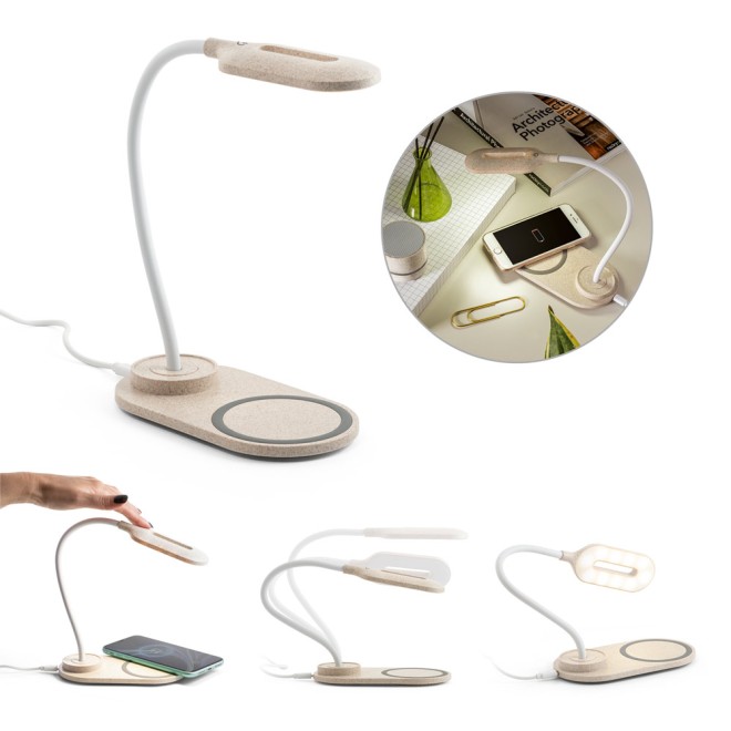 Luminária De Mesa Com Carregador Wireless Personalizada Luminária De Mesa Com Carregador Wireless Personalizada