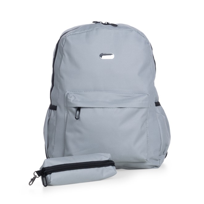 Mochila De Nylon Com Estojo Personalizada Mochila De Nylon Com Estojo Personalizada