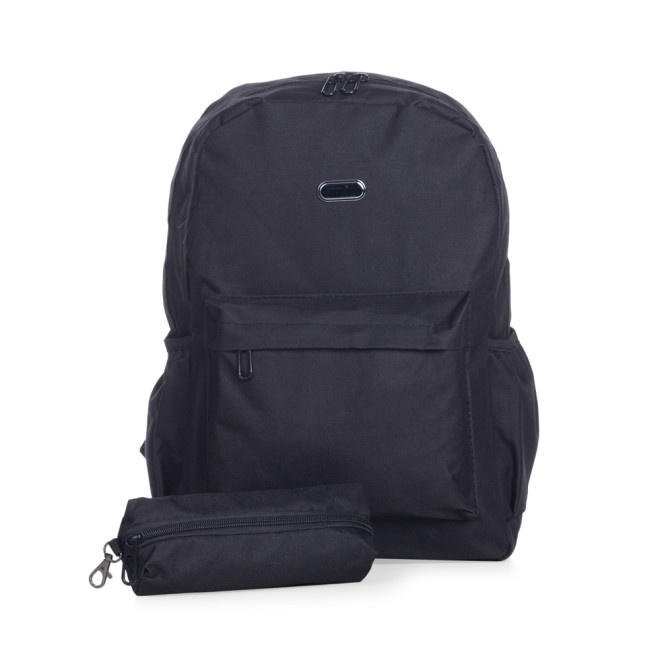 Mochila De Nylon Com Estojo Personalizada Mochila De Nylon Com Estojo Personalizada