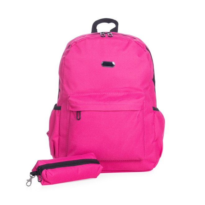 Mochila De Nylon Com Estojo Personalizada Mochila De Nylon Com Estojo Personalizada