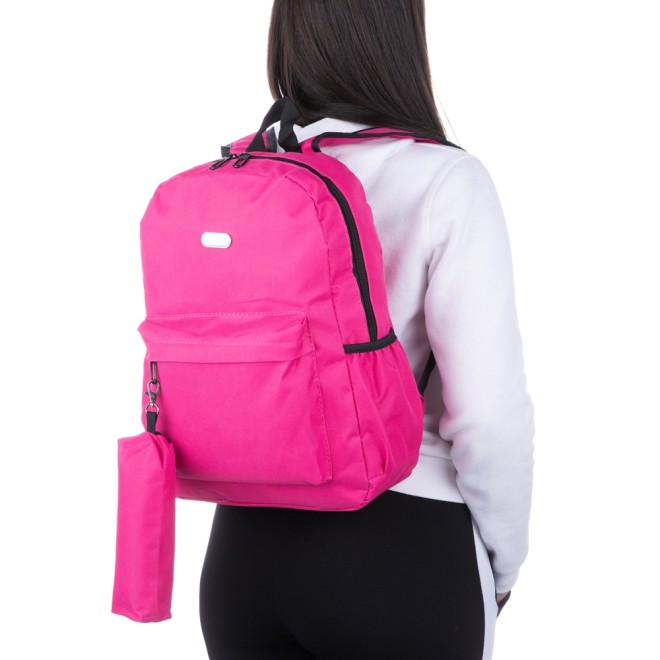 Mochila De Nylon Com Estojo Personalizada Mochila De Nylon Com Estojo Personalizada