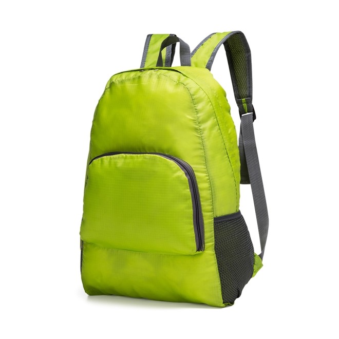 Mochila De Nylon Dobrável 25 Litros Personalizada Mochila De Nylon Dobrável 25 Litros Personalizada