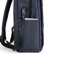 Mochila PU Impermeável Antifurto Personalizada