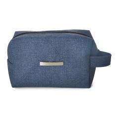 Necessaire Puff Jeans Sintético Personalizada Necessaire Puff Jeans Sintético Personalizada