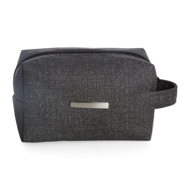 Necessaire Puff Jeans Sintético Personalizada Necessaire Puff Jeans Sintético Personalizada