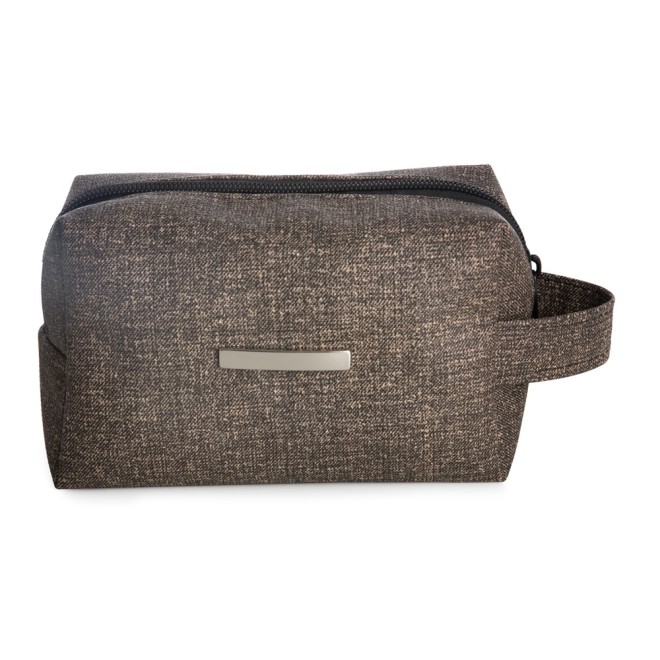 Necessaire Puff Jeans Sintético Personalizada Necessaire Puff Jeans Sintético Personalizada