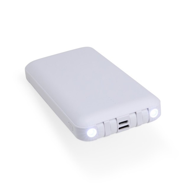 Power Bank 10.000mAh com Lanterna e Multissaídas Personalizado