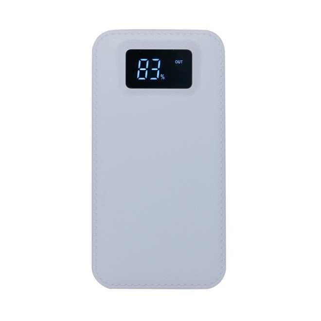 Power Bank Plástico Com Indicador Digital Personalizado Power Bank Plástico Com Indicador Digital Personalizado