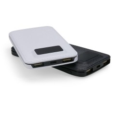 Power Bank Plástico Com Indicador Digital Personalizado Power Bank Plástico Com Indicador Digital Personalizado