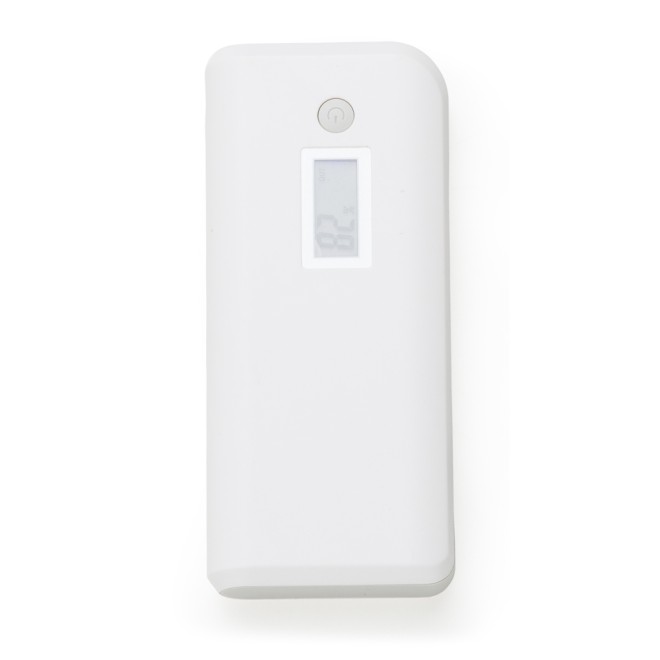 Powerbank Plástico Com Indicador Digital E Lanterna Personalizado Powerbank Plástico Com Indicador Digital E Lanterna Personalizado