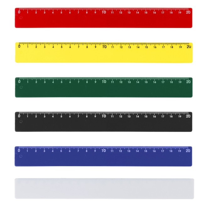 Régua Plástica 20Cm Personalizada Régua Plástica 20Cm Personalizada